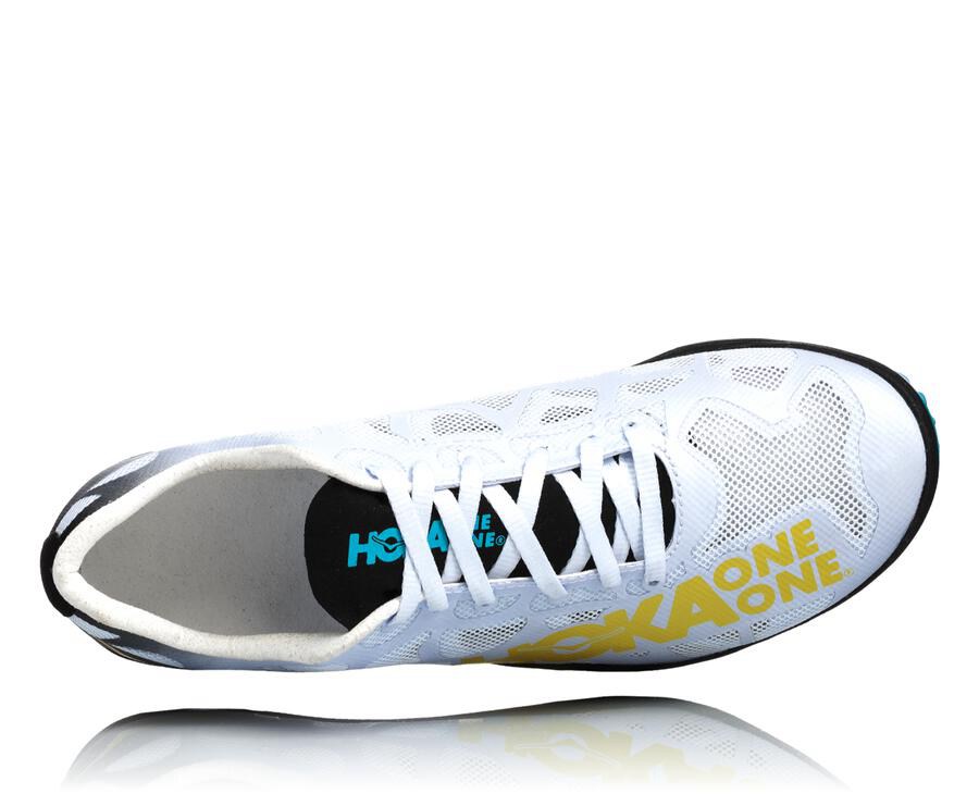 Hoka Australia One One Rocket X - Mens Spikes White - WXUAC-7912